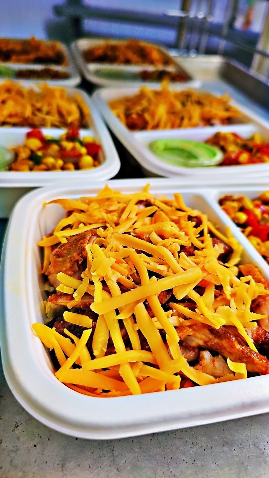 Forked taco chicken