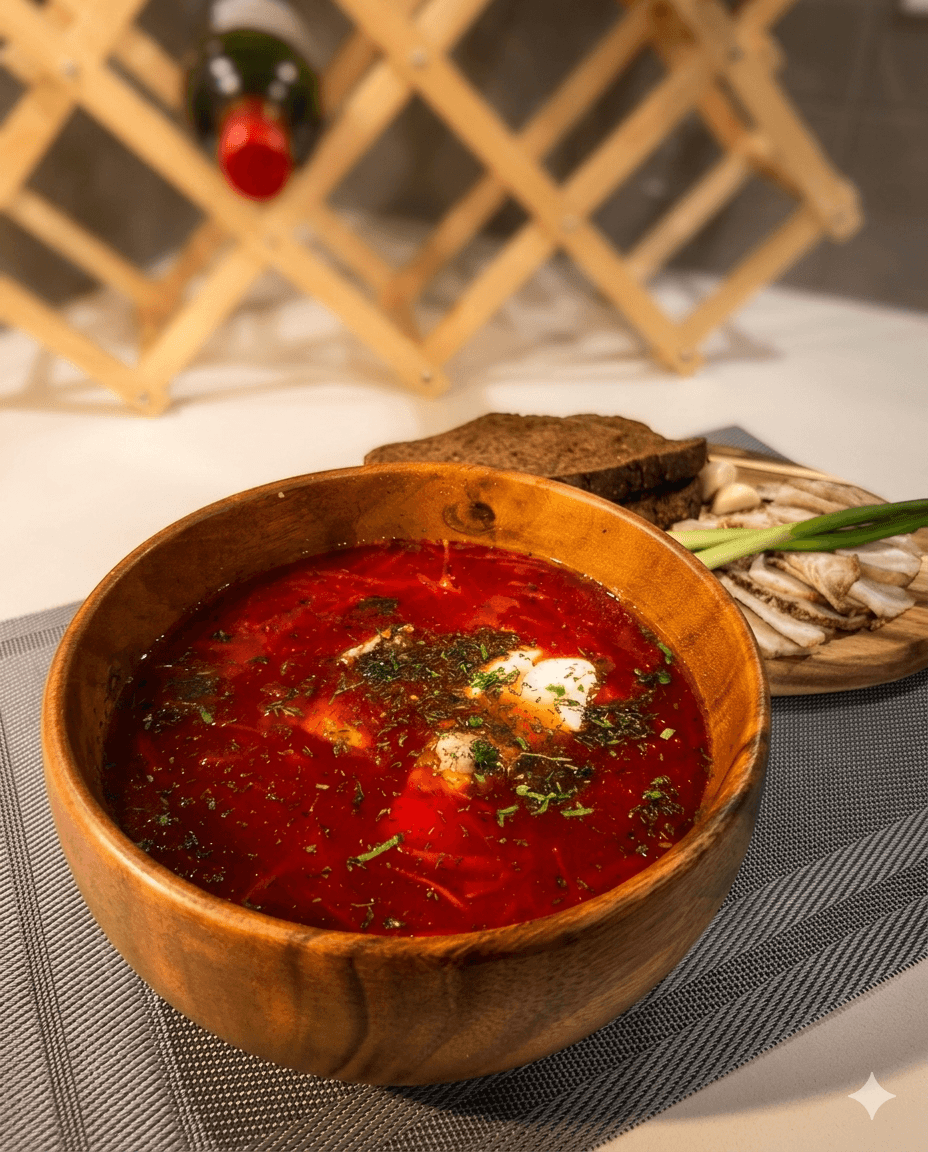 Traditional Ukrainian Borcht