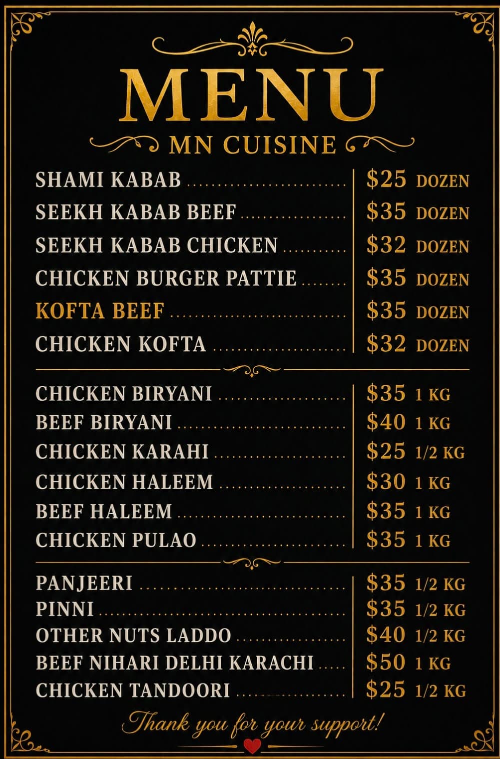 Frozen Shami Kabobs, Chicken Seek Kabobs